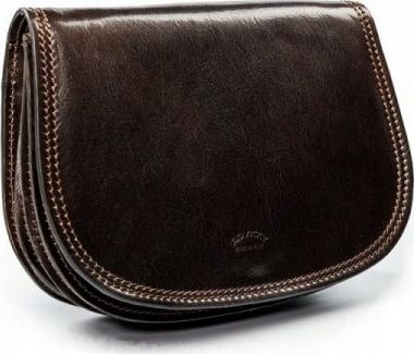 Rovicky Półokrągła listonoszka w stylu vintage skóra Rovicky