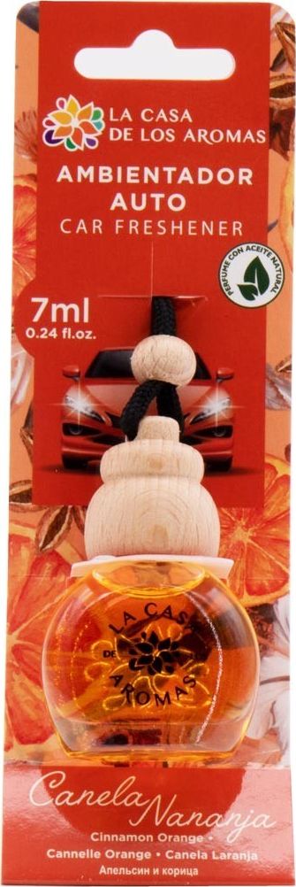 La Casa de los Aromas La Casa de los Aromas Car Freshener odświeżacz do samochodu Cynamon i Pomarańcza 7ml