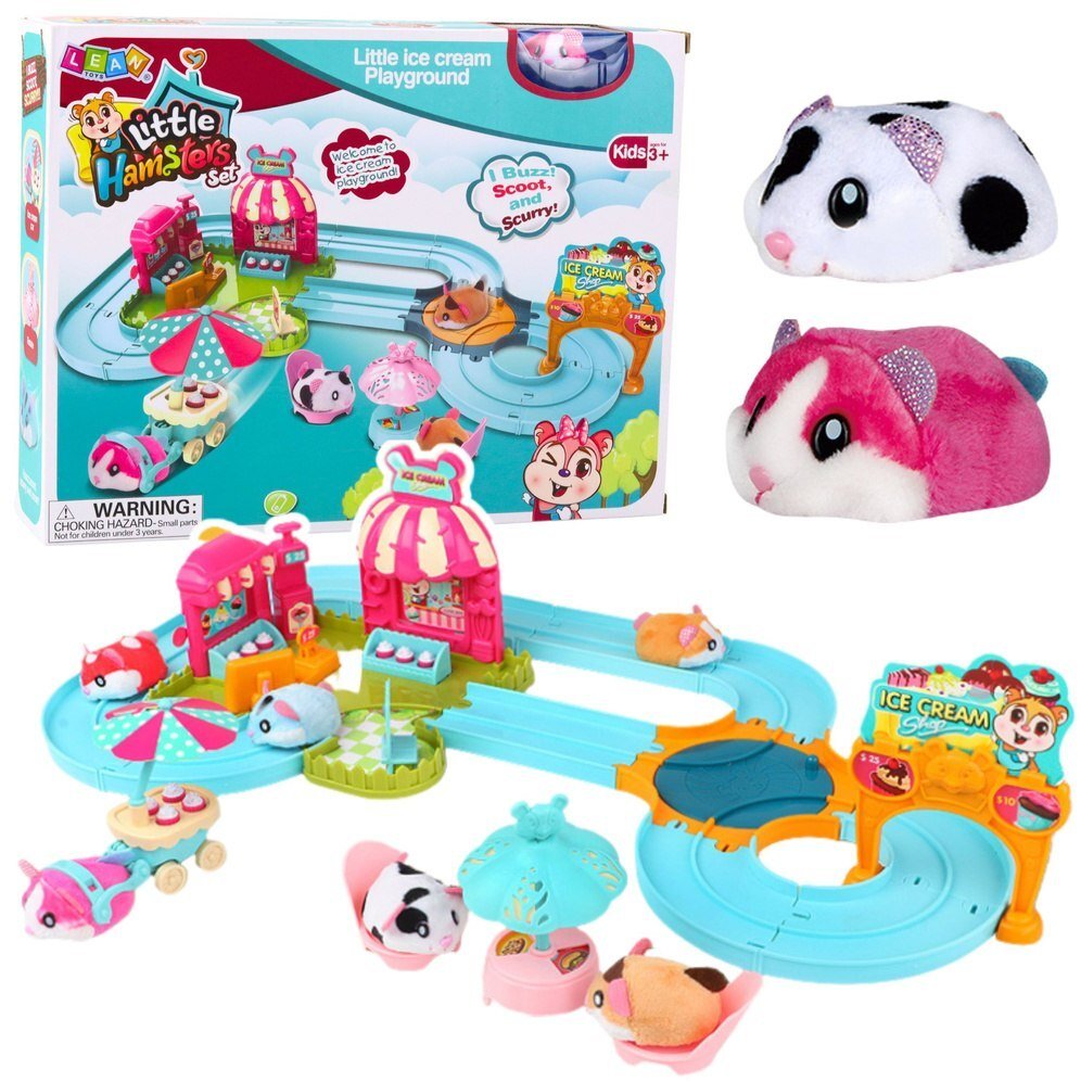 LeanToys Interaktywny Tor Dla Chomika Lodziarnia Kawiarnia Chomik Na Baterie