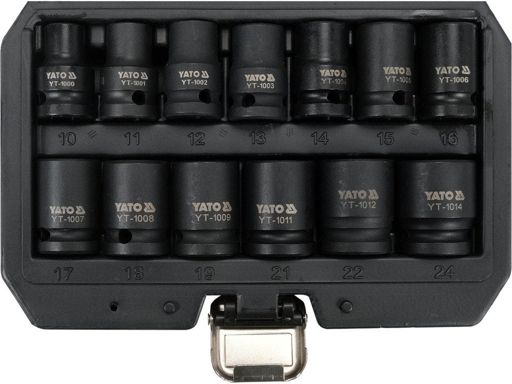 YATO NASADKI UDAROWE 13cz. 1/2" 10-24mm