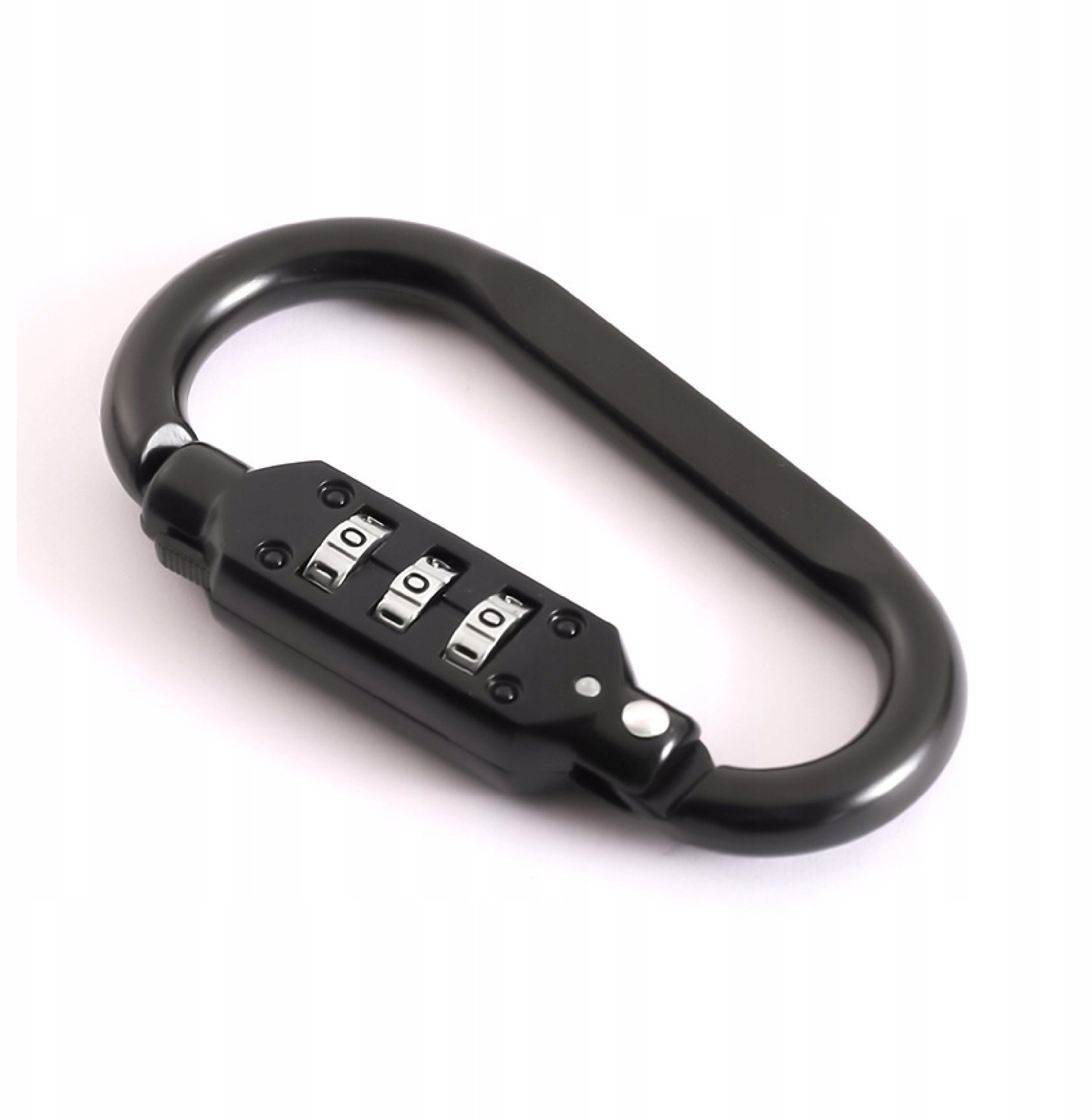 Alogy Karabińczyk z szyfrem mocnym zapięciem brelok do wózka 3 cyfrowa