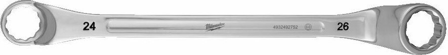 Milwaukee MILWAUKEE MILWAUKEE KLUCZ PODWÓJNIE ODGIĘTY 75° - 24x26mm