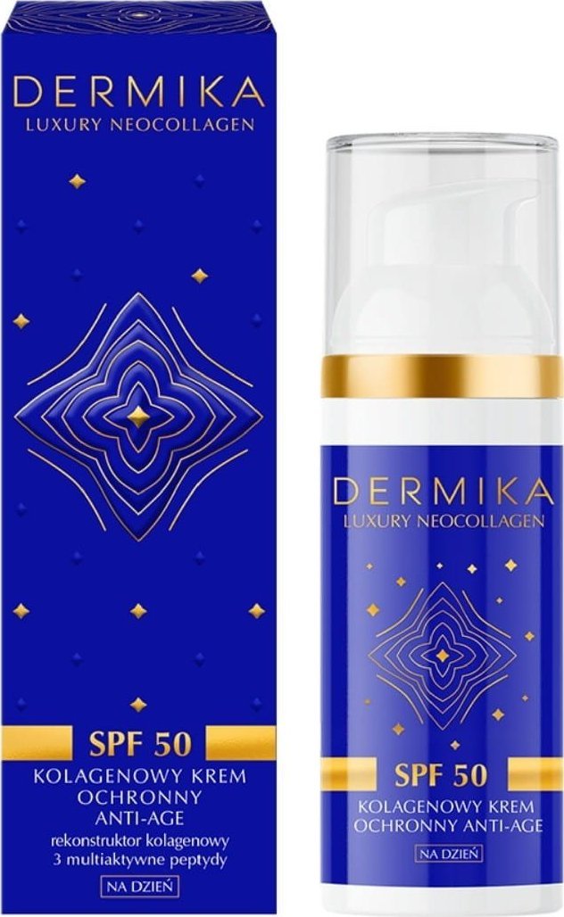 DERMIKA_Luxury Neocollagen kolagenowy krem ochronny Anti-Age SPF50 na dzień 50ml