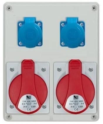 Pawbol Rozdzielnica R-BOX 240 2x32A/5P 2x250V IP44 (B.1099)