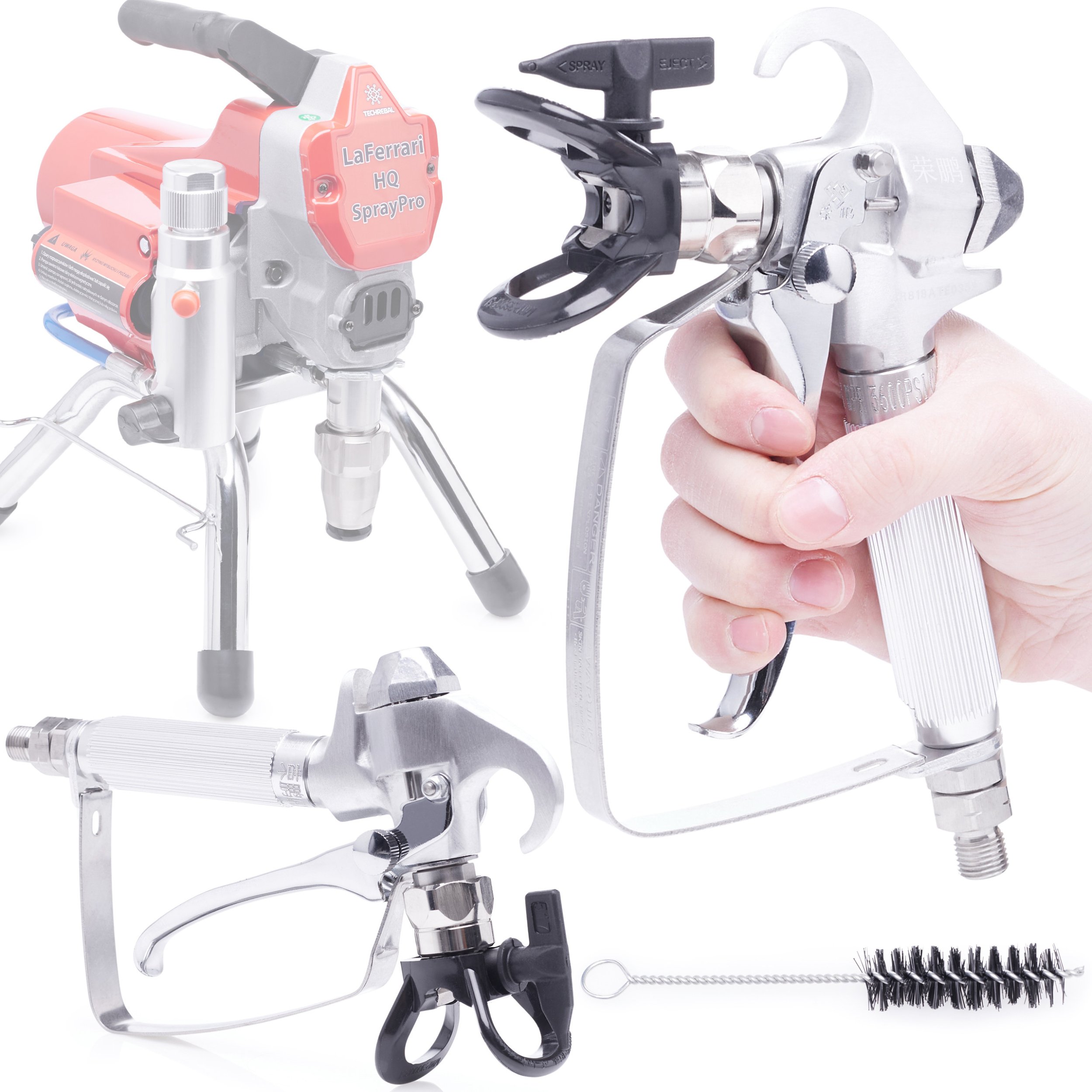 Pistolet Malarski Natryskowy F2 do Agregatu Malarskiego Techrebal Graco