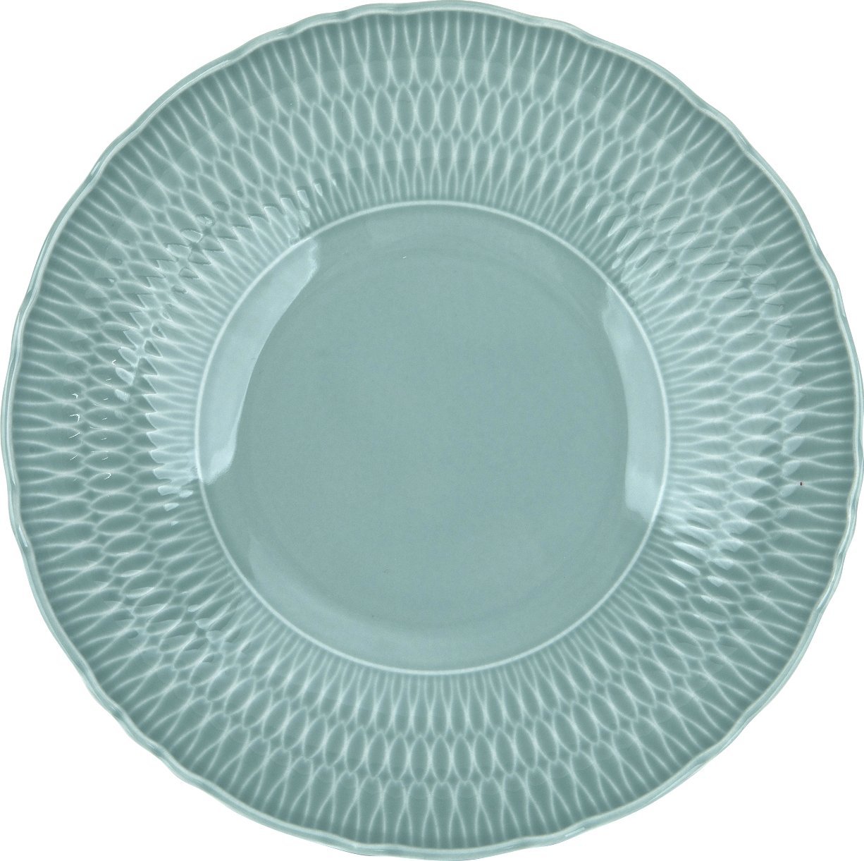 Ćmielów Talerz głęboki 22 cm Sofia Zielona