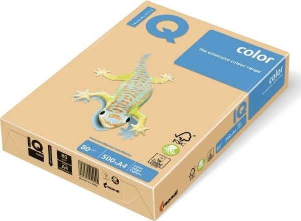 IQ Color Papier ksero Maestro Color A4 80g złoty 500 arkuszy