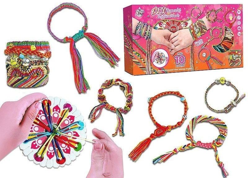Zestaw do tworzenia bransoletek sznurkowych