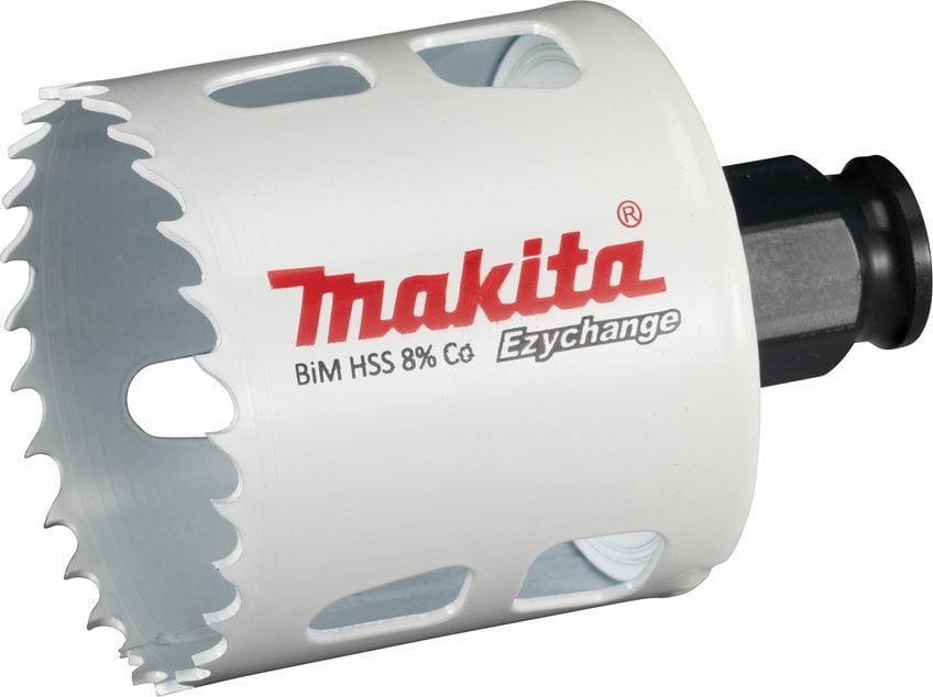 Makita MAKITA OTWORNICA BIM HSS-Co 8% 52mm EZYCHANGE METAL, STAL, ALU, DREWNO, PVC