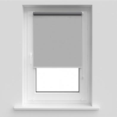 DecoDesign Roleta zaciemniająca szara 46x150 cm