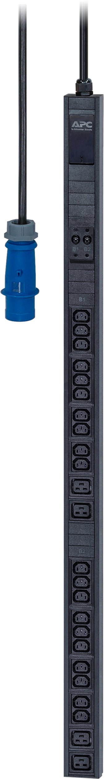 Listwa zasilająca APC Easy Basic Rack PDU EPDU1132B - jednostka rozdzielcza (Rack - do zabudowy) - Wechselstrom 200/208/230 V - 7360 VA - Eingabe, Ein