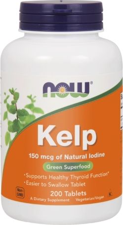 NOW Foods Now Foods Kelp 150mcg 200tabs.