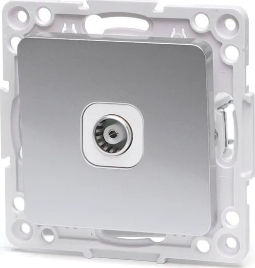 Aigostar Gniazdo antenowe pojedyncze typu niemieckiego/francuskiego klawisze Gniazdo antenowe pojedyncze typu niemieckiego/francuskiego klawisze