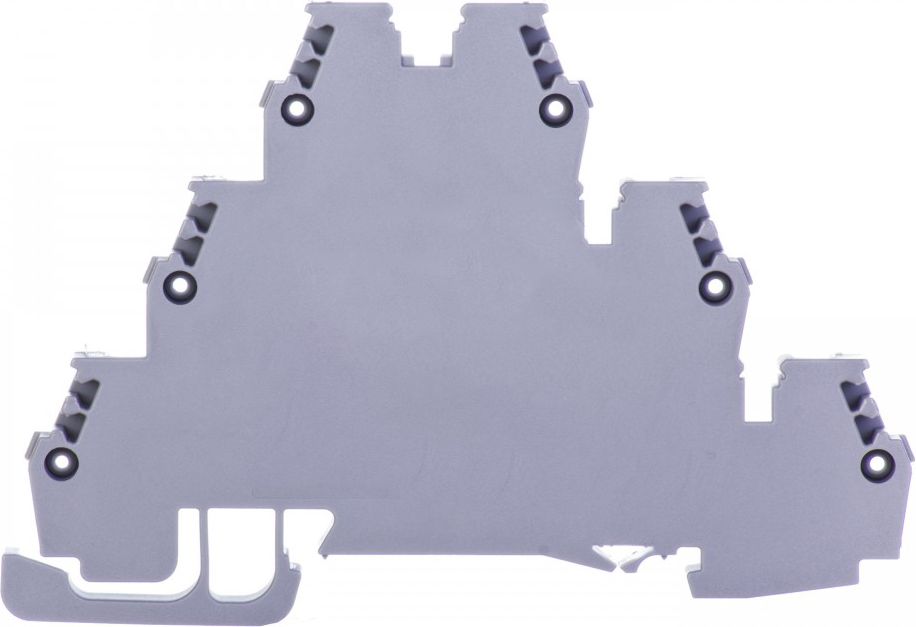 EM Group Złączka 3 piętrowa 2,5mm2 szara euro ZUG (43504)