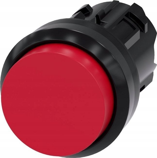 Siemens Przycisk wysoki 22mm okrągły tworzywo czerwony z samopowrotem 3SU1000-0BB20-0AA0