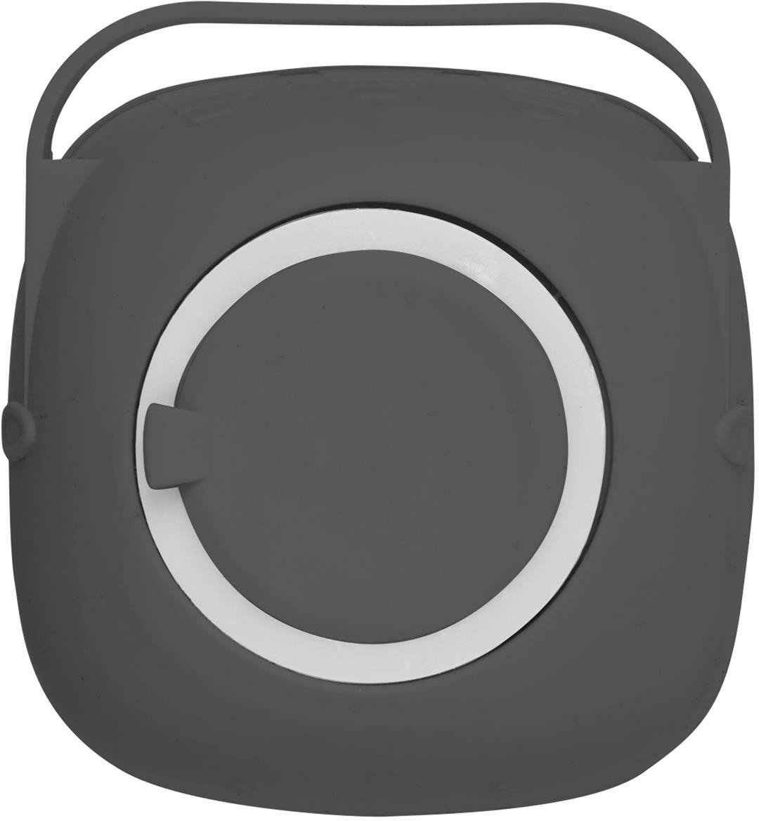 INTESI SZCZOTKA DO NACZYŃ Z POJEMNIKIEM NA PŁYN SZARY