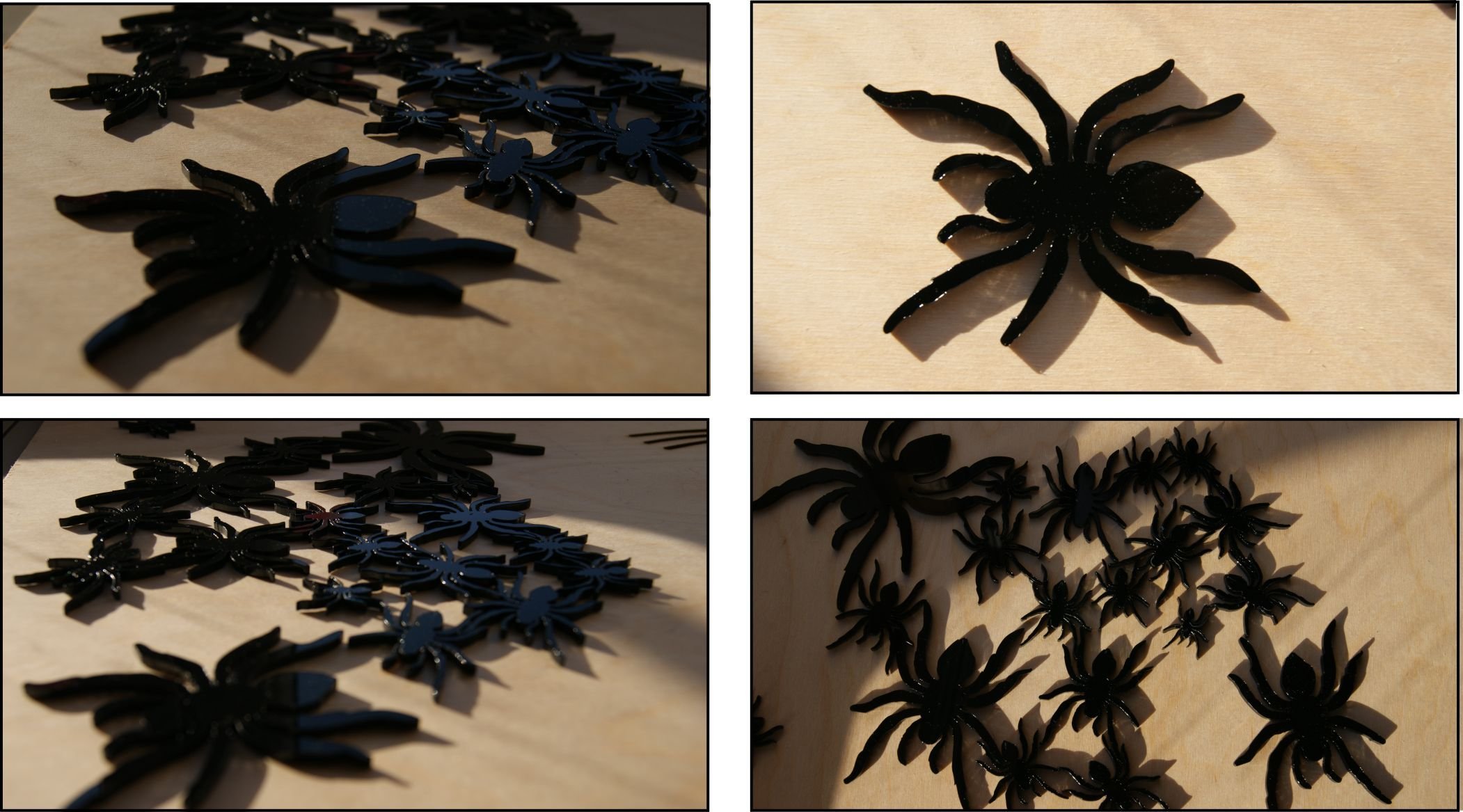 naSciane Dekoracja na ścianę sufit pająk 3D PAJĄKI