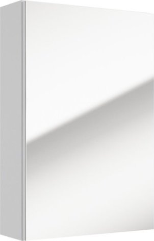 Deftrans Szafka łazienkowa wisząca z lustrem biała 60x40x15 cm Salsa