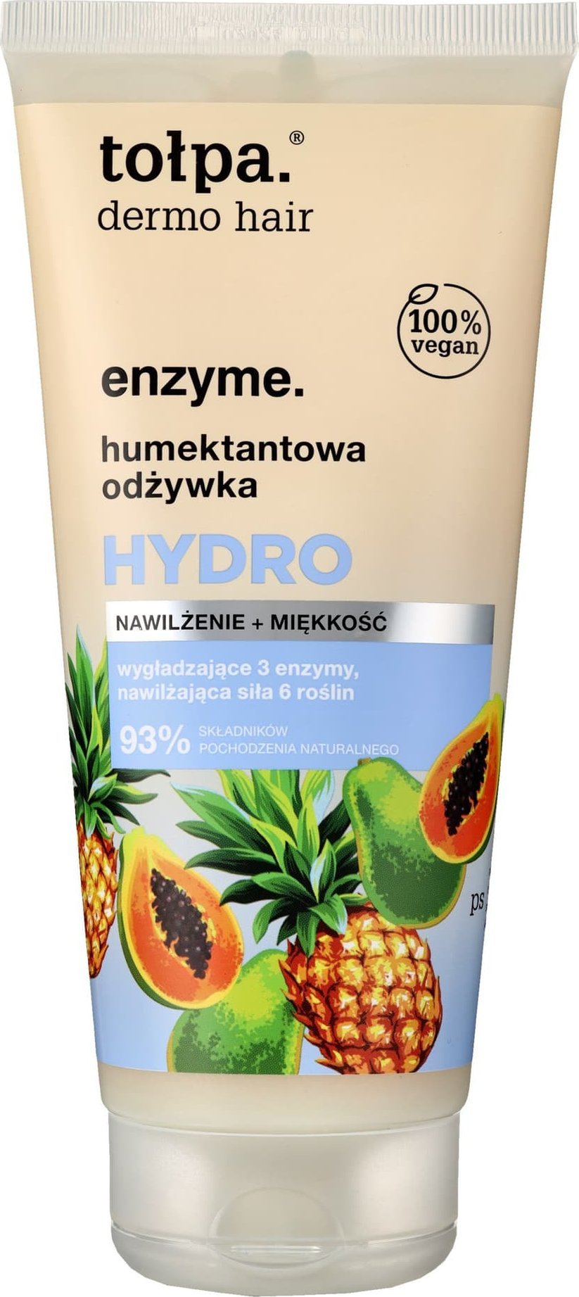 Tołpa TOŁPA Dermo Hair Enzyme Odżywka humektantowa do włosów - nawilżenie i miękkość 200 ml