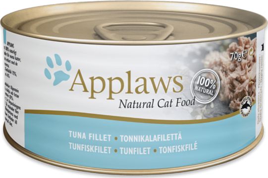 Applaws Applaws Cat karma dla kotów tuńczyk w bulionie puszka 156g uniwersalny