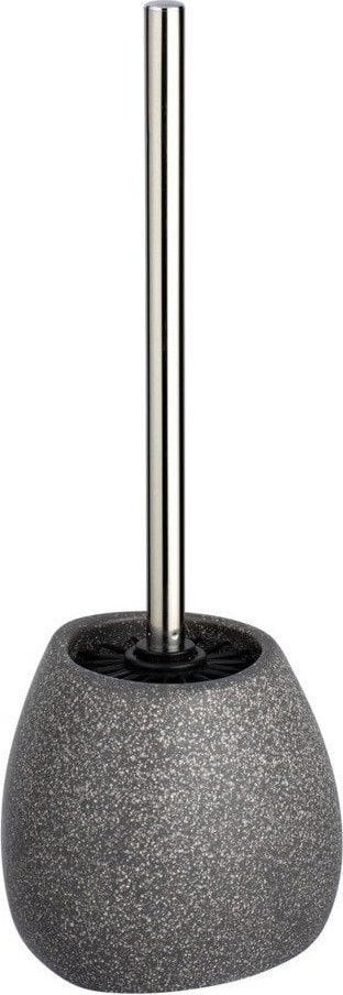 Wenko Stojak na szczotkę wc PION, kolor szary, WENKO