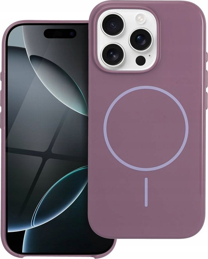 Glossy Mag Cover kompatybilny z MagSafe pasuje do IPHONE 13 PRO fioletowy