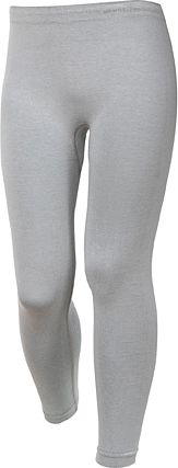 Brubeck Legginsy dziecięce COMFORT COTTON JUNIOR szary r. 116/122 (LE11180)