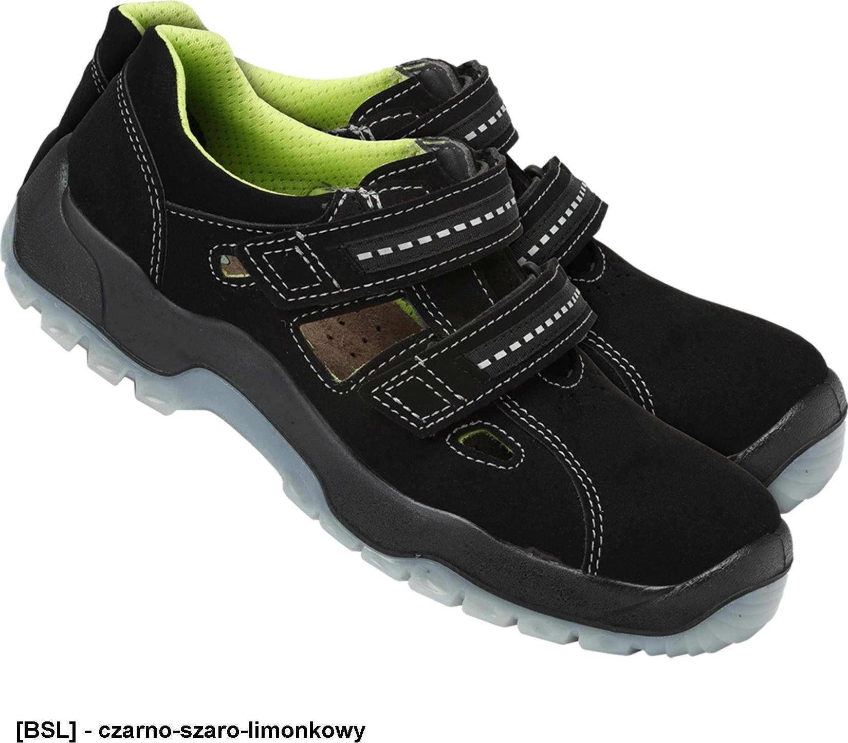 PPO BPPOS681 S1 P SRC - sandał , metalowy podnosek, antyelektrostatyczny, podeszwa dwuwarstwowa PU/TPU 44