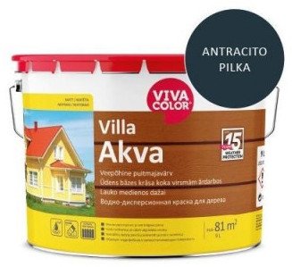 PAINT FACADE VILLA AKVA GREY 7016 9L