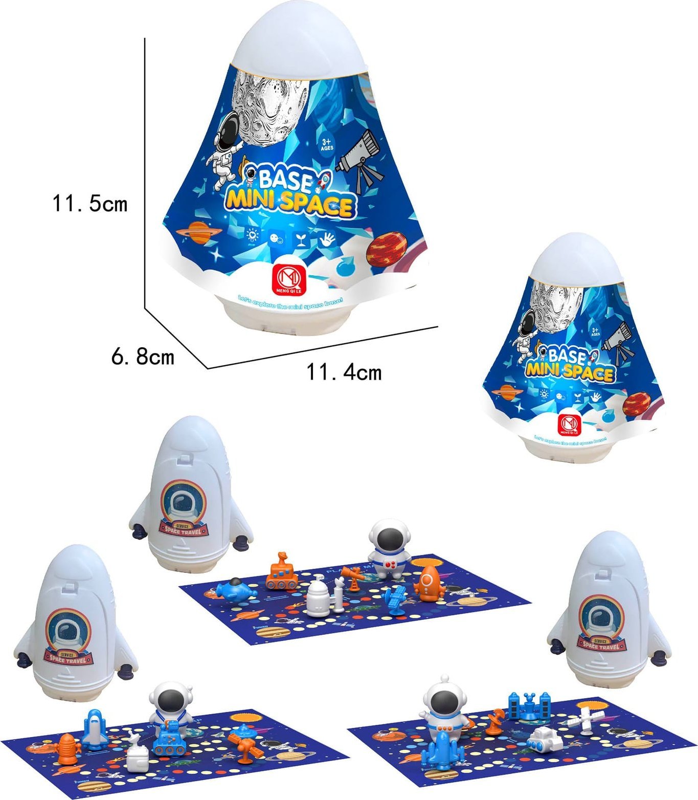 Trifox RAKIETA BAZA KOSMICZNA 1szt