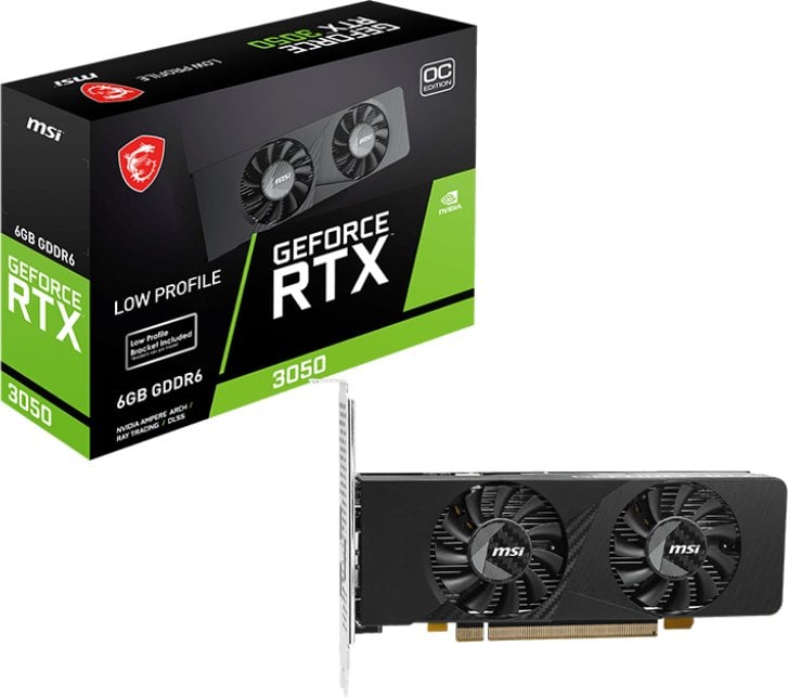 Karta graficzna MSI GeForce RTX 3050 LP E OC 6GB GDDR6