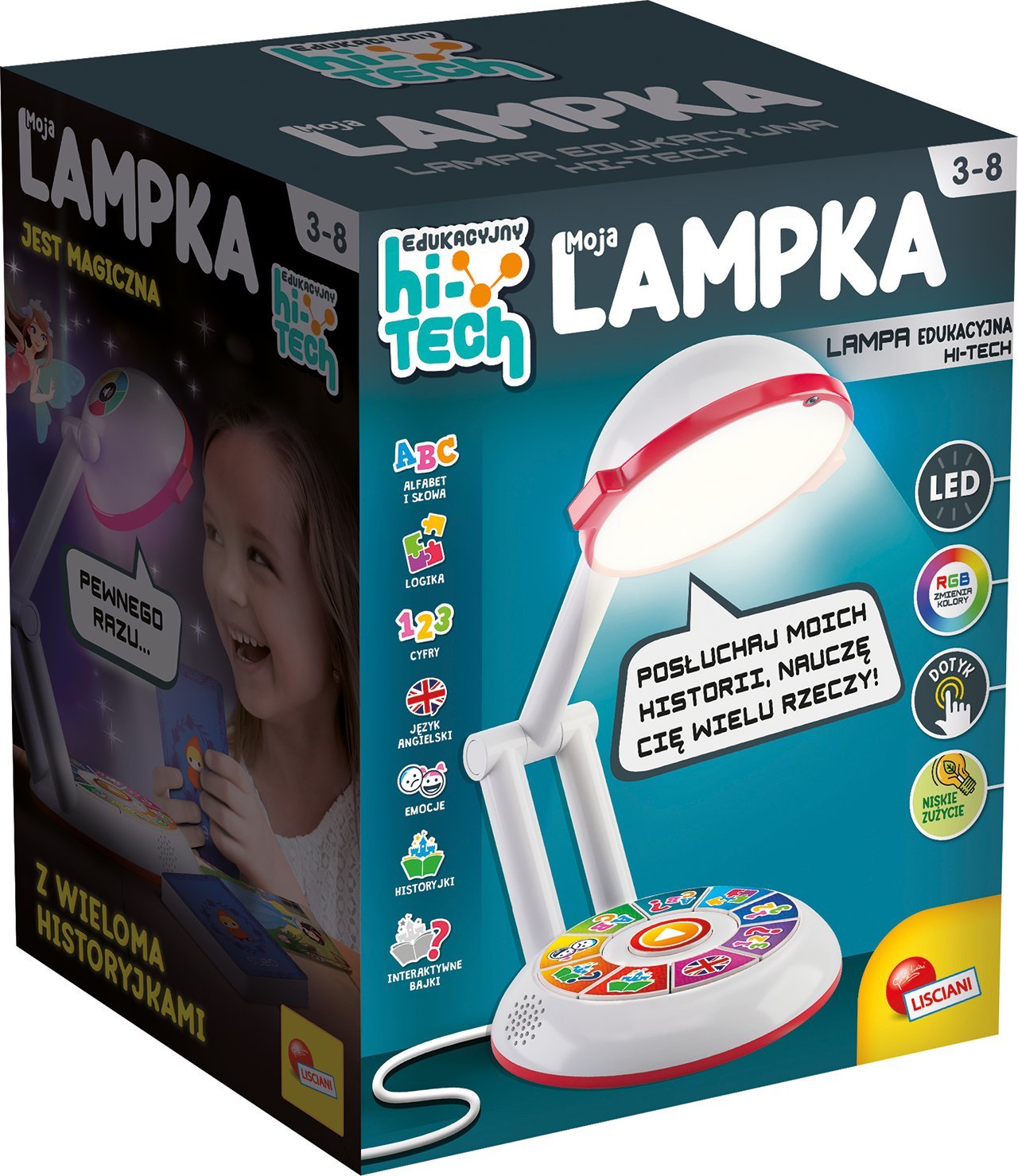Lampka biurkowa Lisciani biała (304-PL96992)