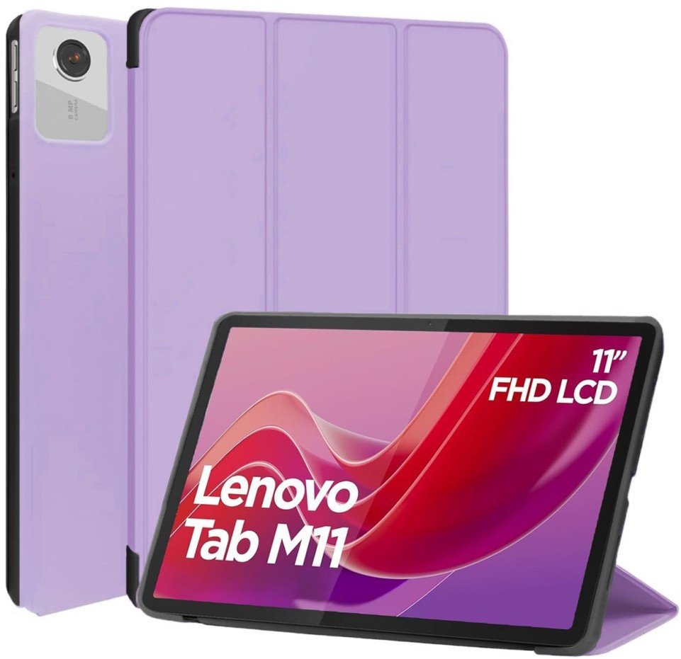 Etui z klapką Supero do Lenovo Tab M11 / K11E TB-330FU/TB-330XU/TB-331FC, fioletowe