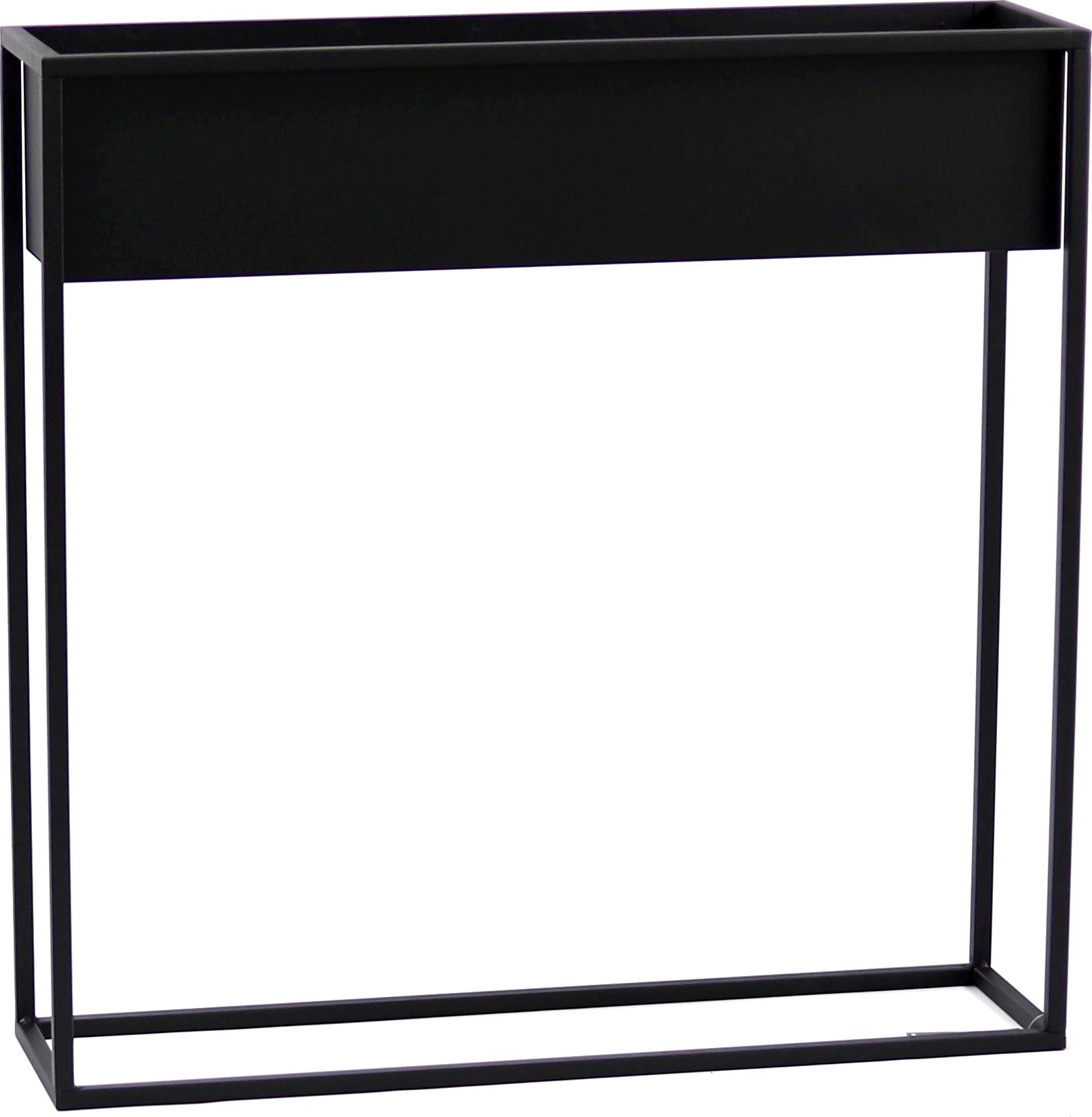 Jakpoldesign Kwietnik Metalowy Stojak CUBO 80x80cm czarny skrzynka loft 05-04