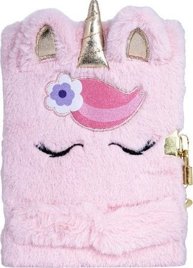 Pamiętnik z kłódką ASTRAPAP FLUFFY UNICORN A5 80k