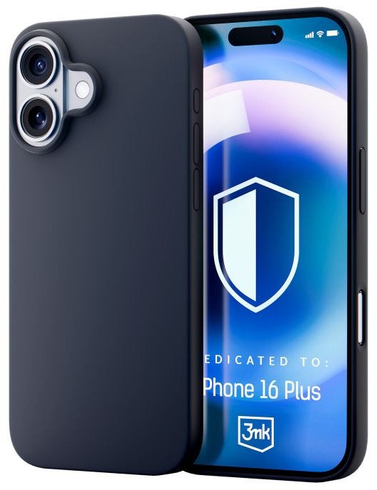 Apple iPhone 16 Plus - 3mk Hardy Silicone MagCase Graphite