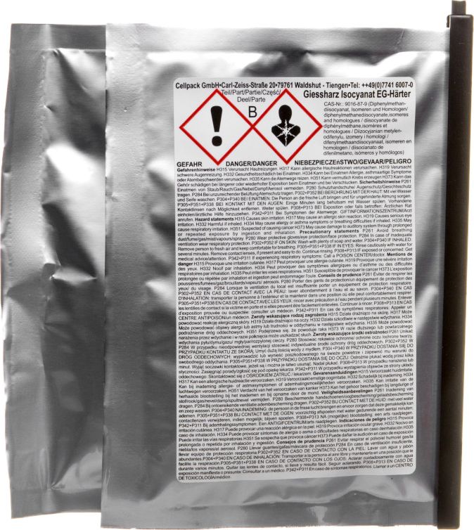 Cellpack Żywica w dwukomorowej folii EG 143ml 124909