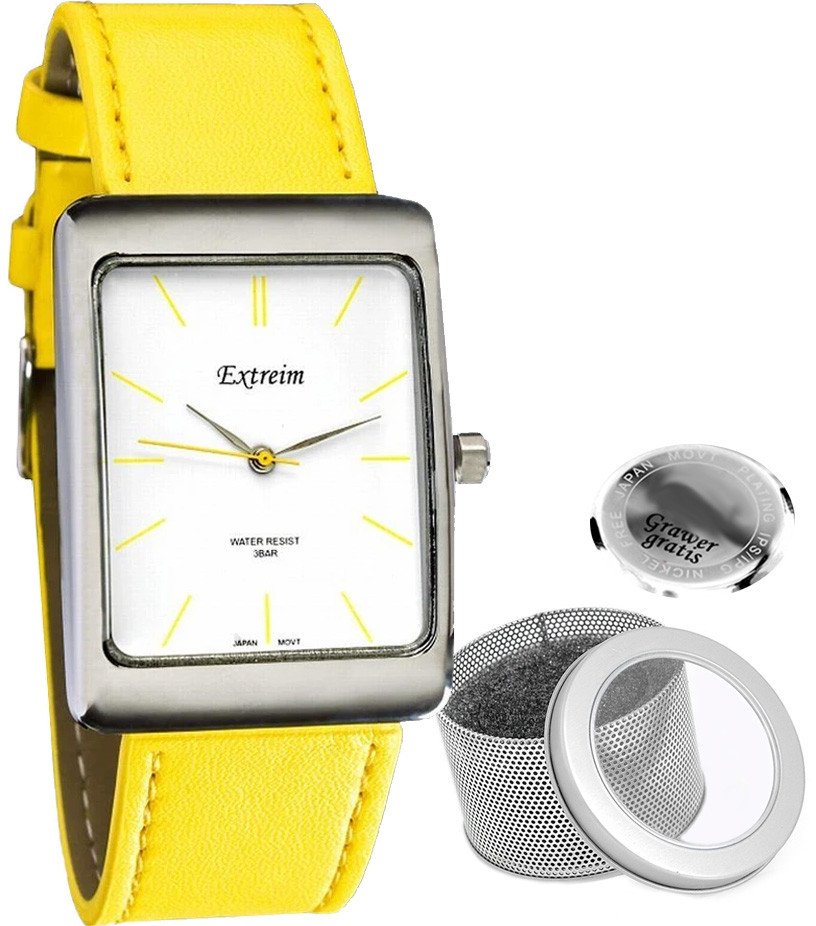 Zegarek damski Extreim LUNA yellow 7000