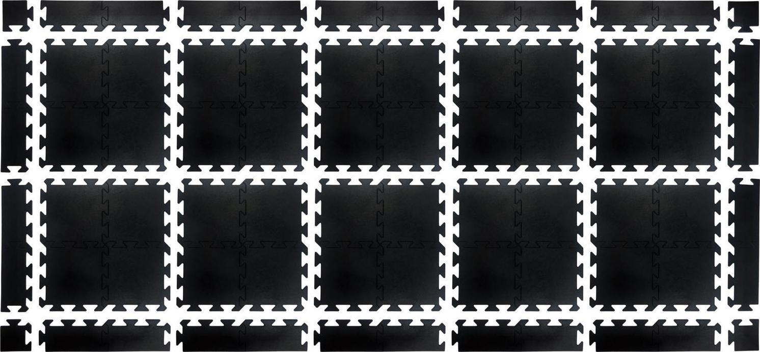 UnderFit Puzzle gumowe na siłownie 15 mm 10 m2 + zakończenia