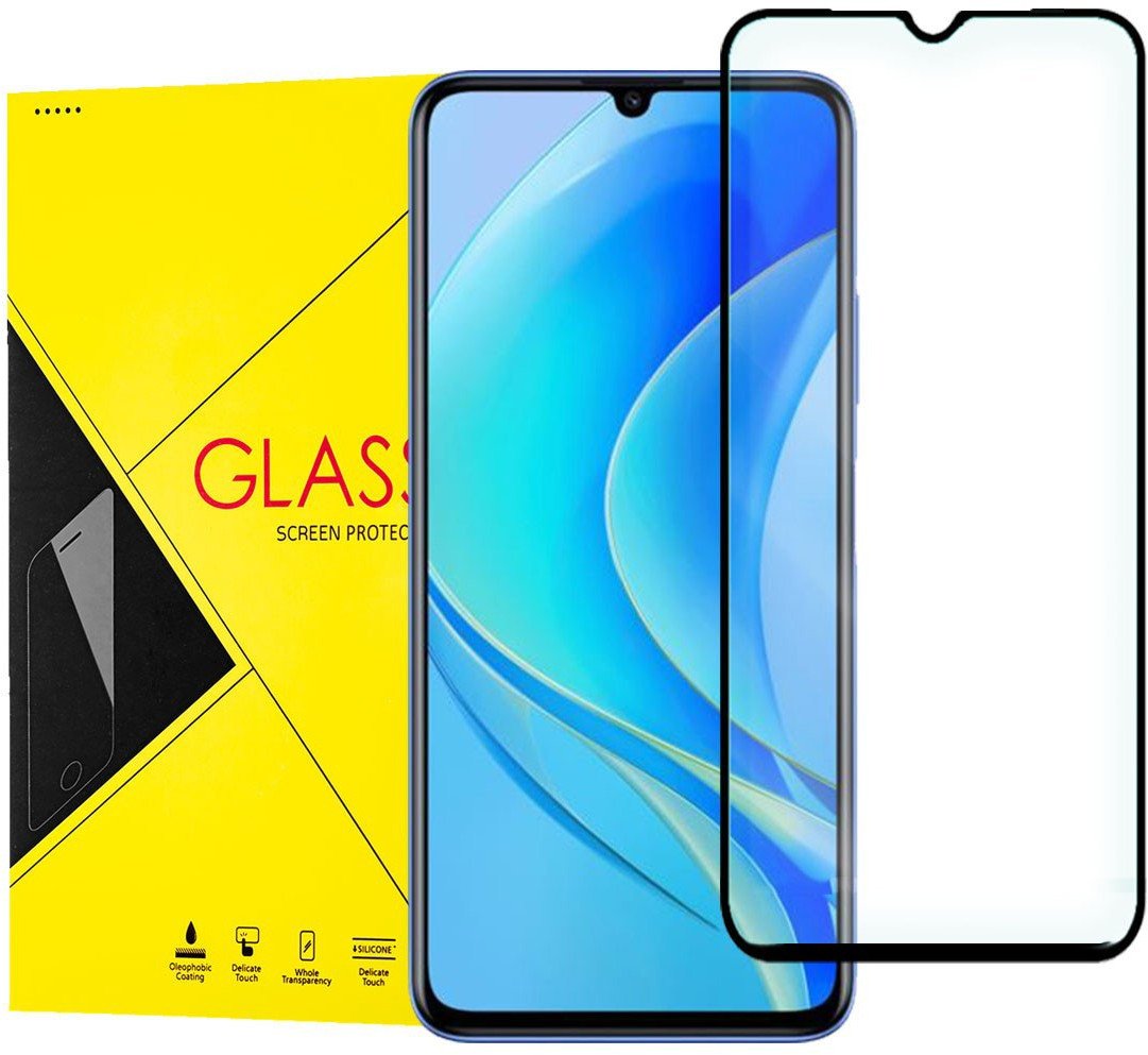 Szkło Hartowane Supero do Huawei Nova Y61, Czarna Ramka