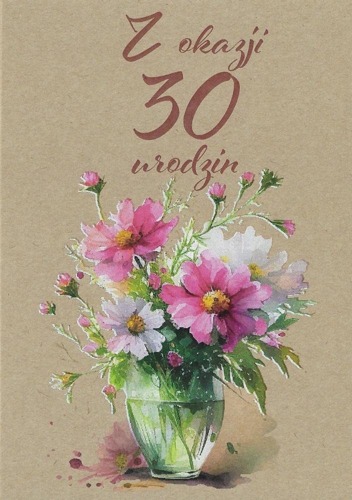 Trend Kartka okolicznościowa Urodziny 30