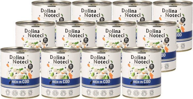 Dolina Noteci Premium z dorszem 12x800g