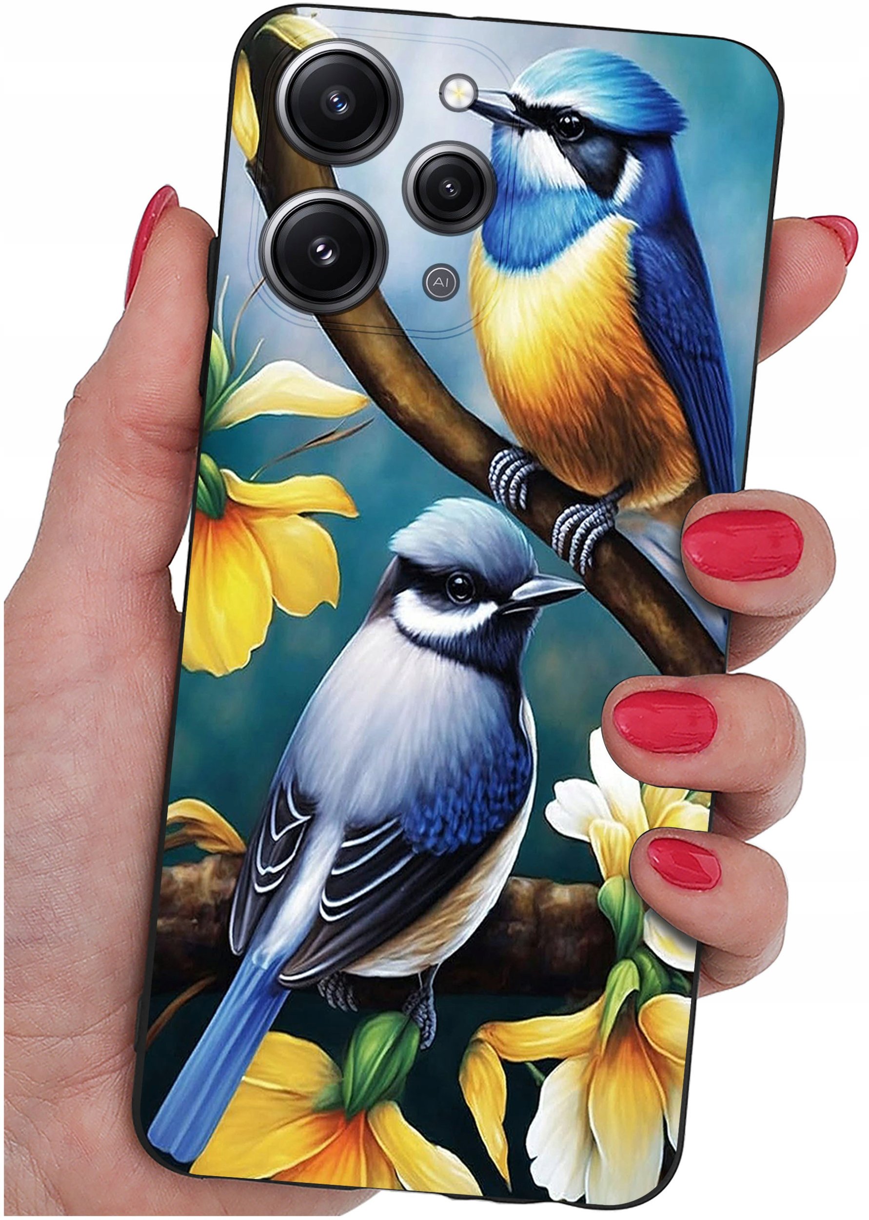 Etui do Xiaomi Redmi 12 4G WZORY |SILIKONOWE MATT CASE + SZKŁO 9H