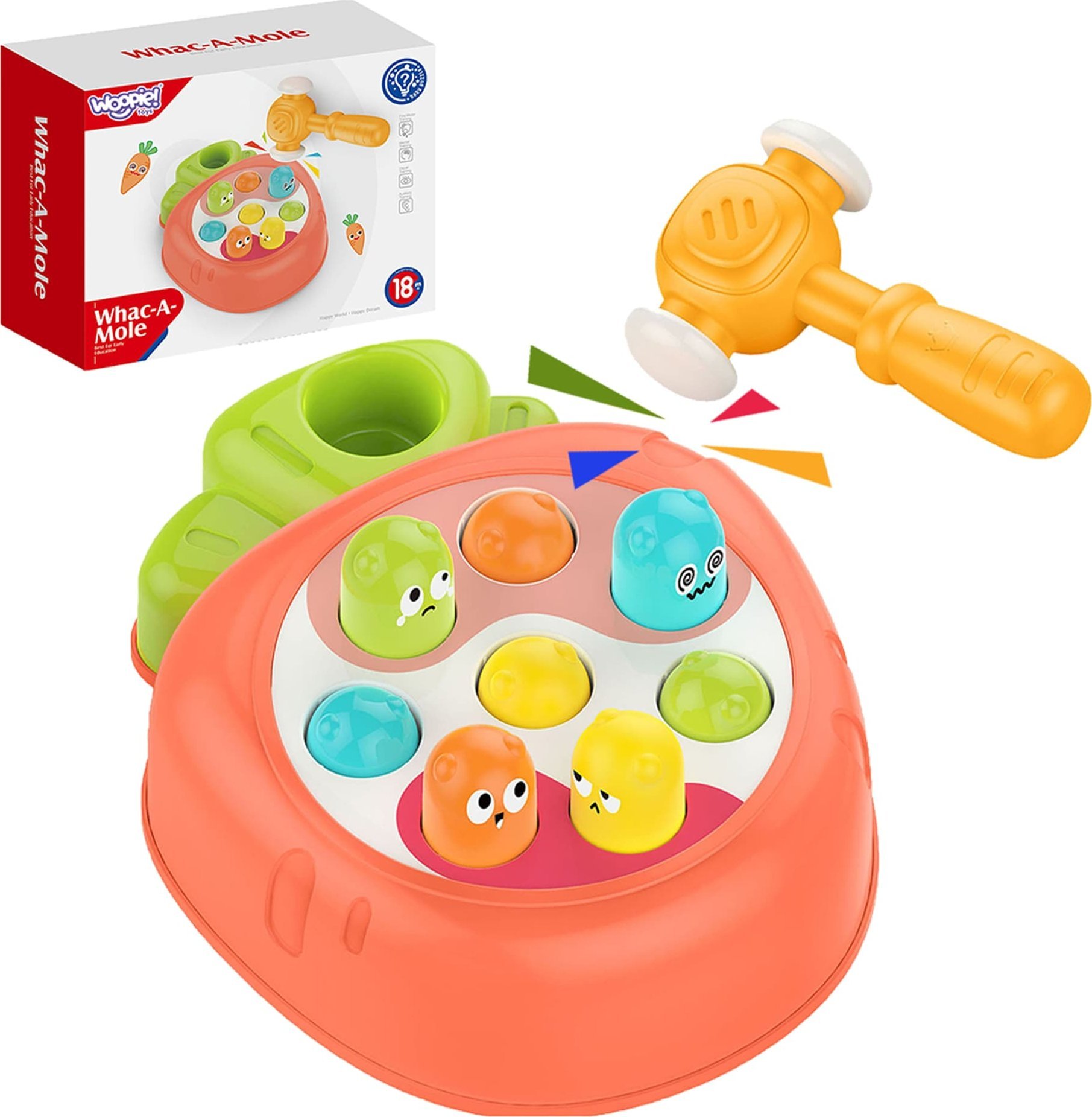 Woopie WOOPIE BABY Gra Zręcznościowa Uderz Kreta Wbijanka