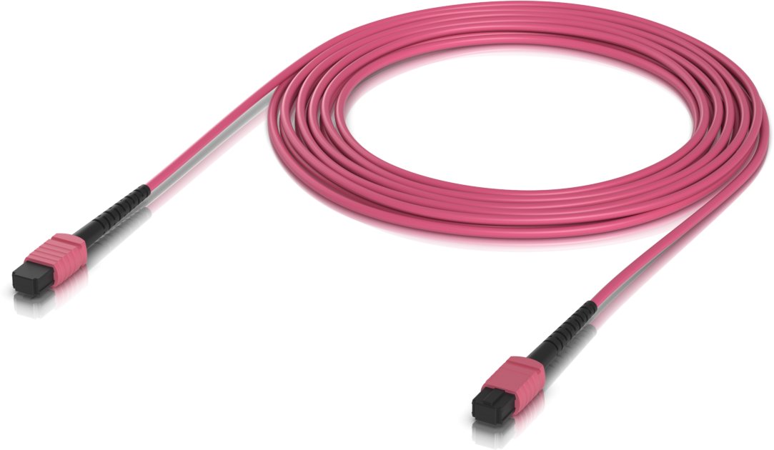 Indoor OM4 multi-mode fiber patch cable with MPO-12 Type