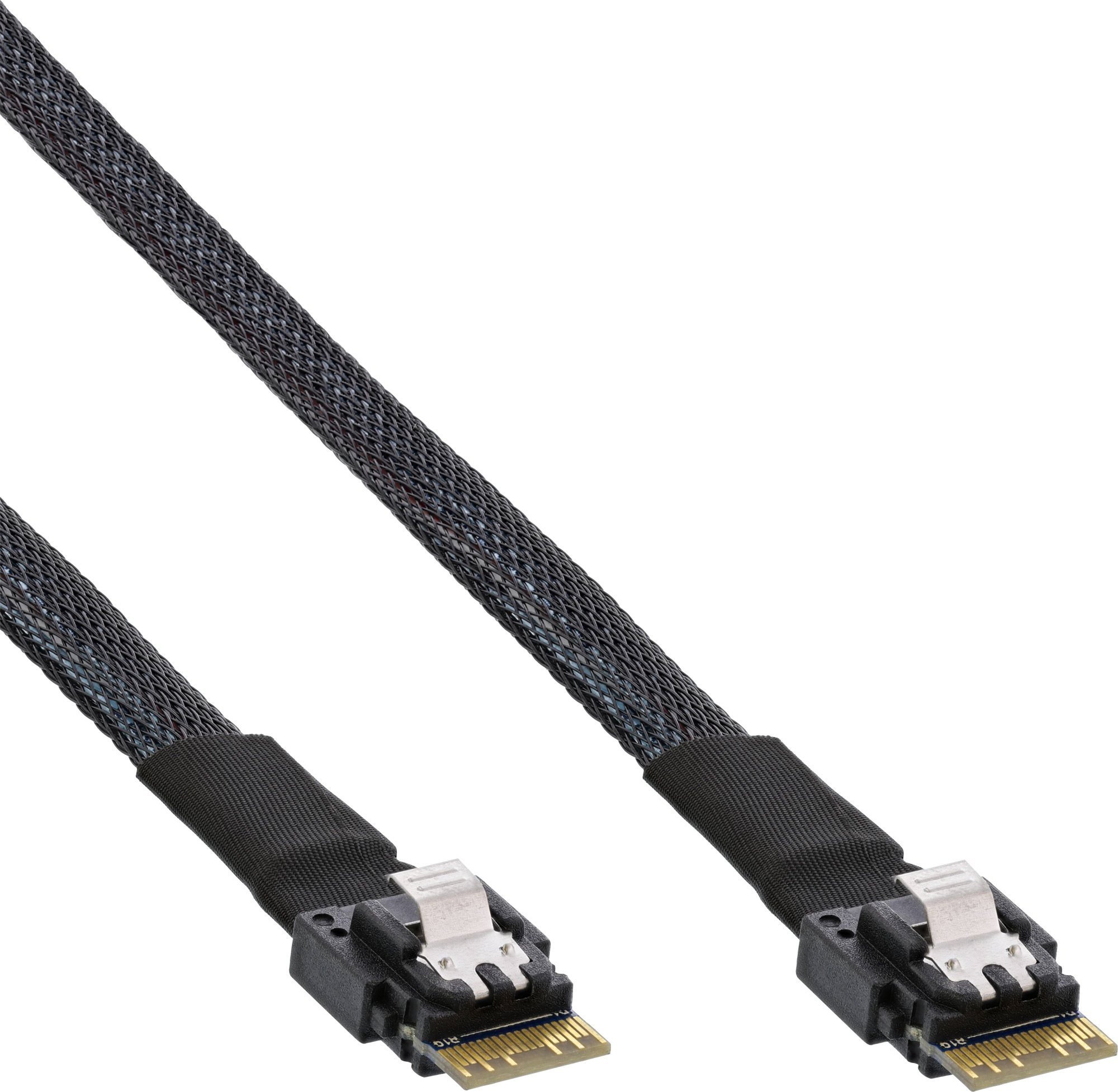 InLine InLine® Slim SAS Kabel, SFF-8654 zu SFF-8654, 24Gb/s, 1m