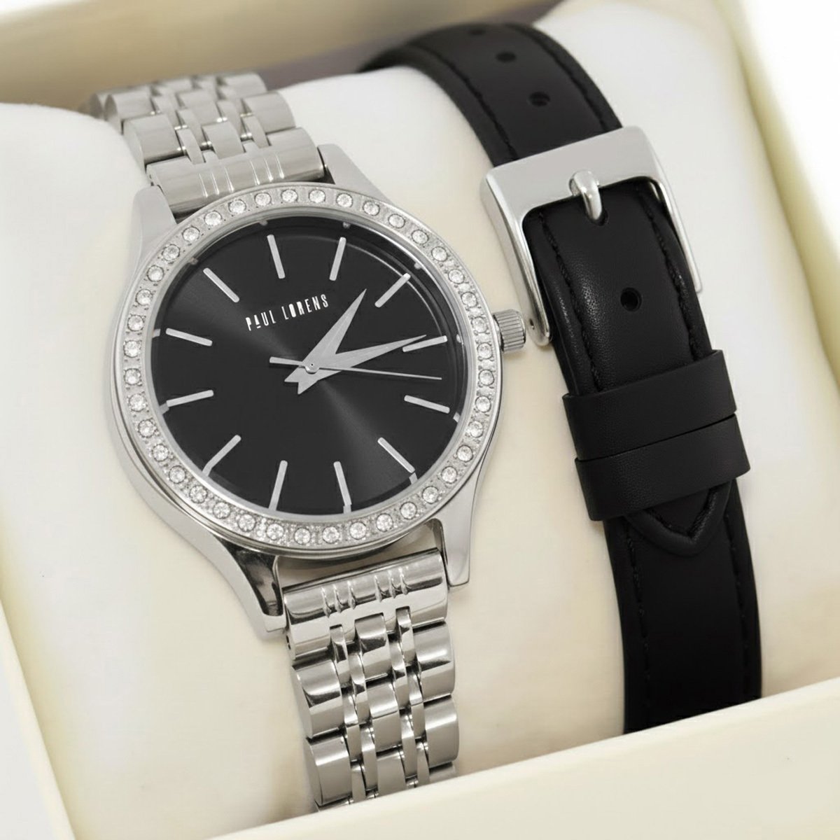 Zegarek damski Paul Lorens TAYLOR-1A1 z dwoma paskami