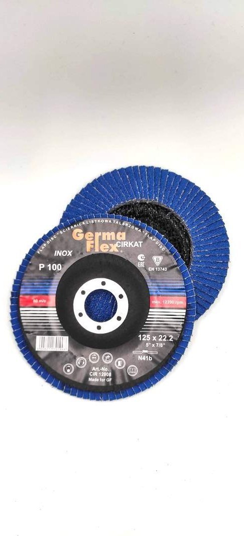 Germa Flex Ściernica listowo - talerzowa wypukła płótno cyrko