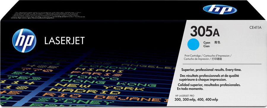 Toner HP 305A Cyan Oryginał (CE411A)