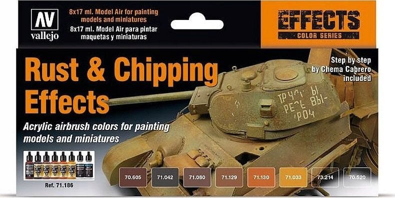 Vallejo Vallejo: Effects - Rust & Chipping Effects 8x17